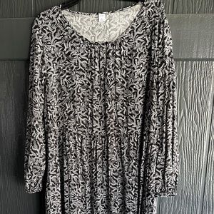 Old Navy - black & white dress - XL